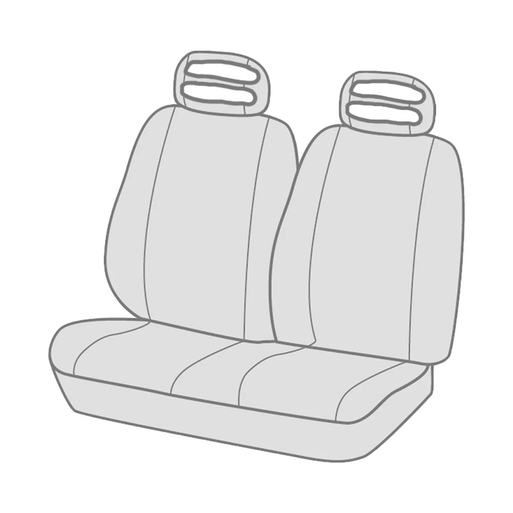 Seat Cover For Iveco Eurocargo Individual Dual Passenger, Town & Country - DAF02BLK
